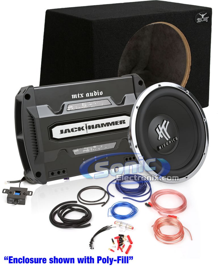 600W Complete MTX Audio + Hifonics Bass Package Image 1
