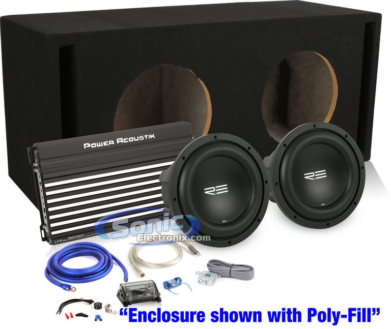 5500W Complete Power Acoustik + RE Audio Bass Package Image 1