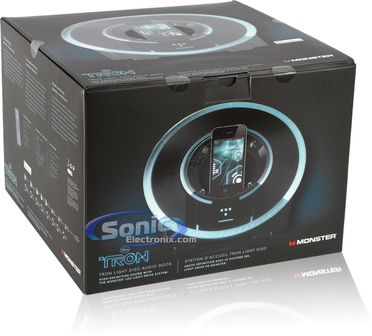 Monster TRON Identity Disc iPod Speaker Dock Image 12