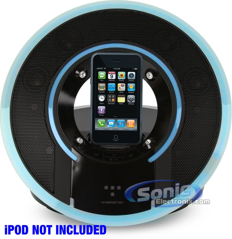 Monster TRON Identity Disc iPod Speaker Dock Image 2