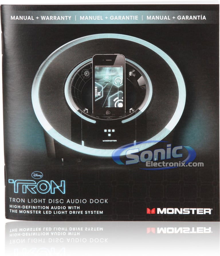 Monster TRON Identity Disc iPod Speaker Dock Image 11