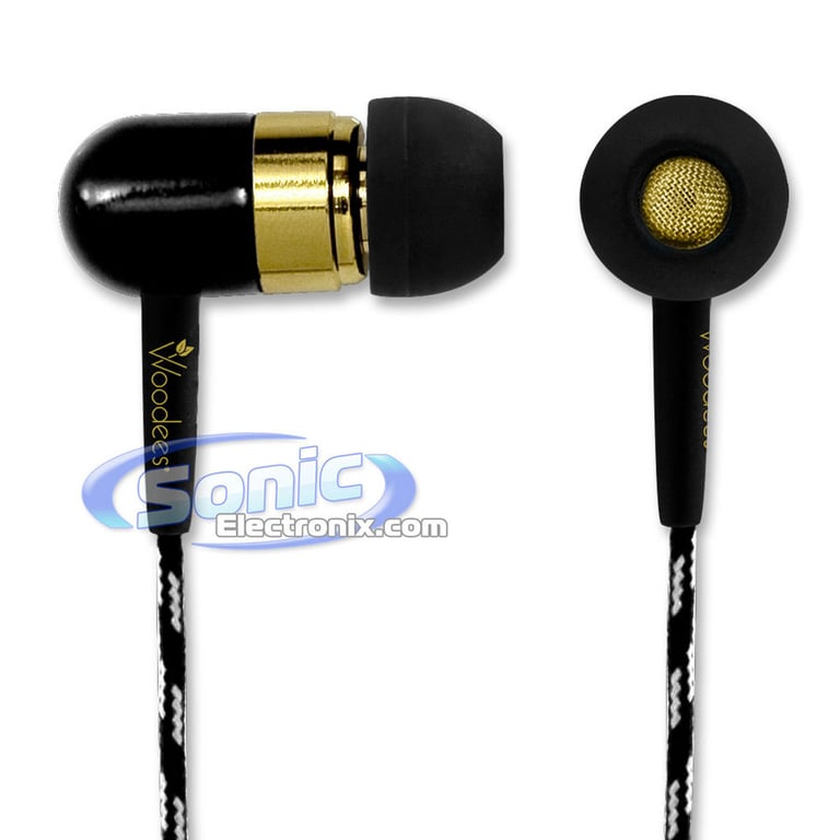 Woodees BLUES IESW100L In-Ear Headphones/Earbuds with Mic Image 2
