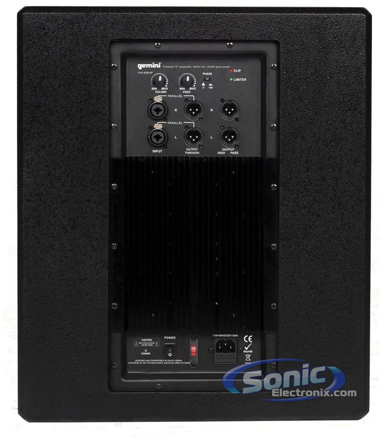Gemini GVX-SUB15P Image 4