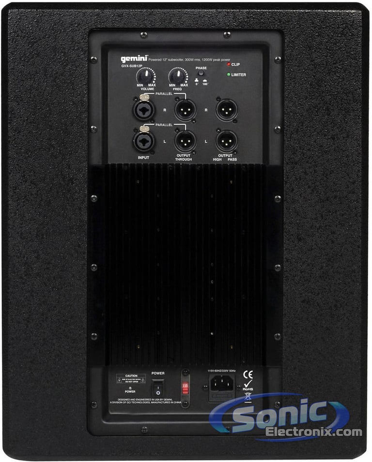 Gemini GVX-SUB12P Image 4