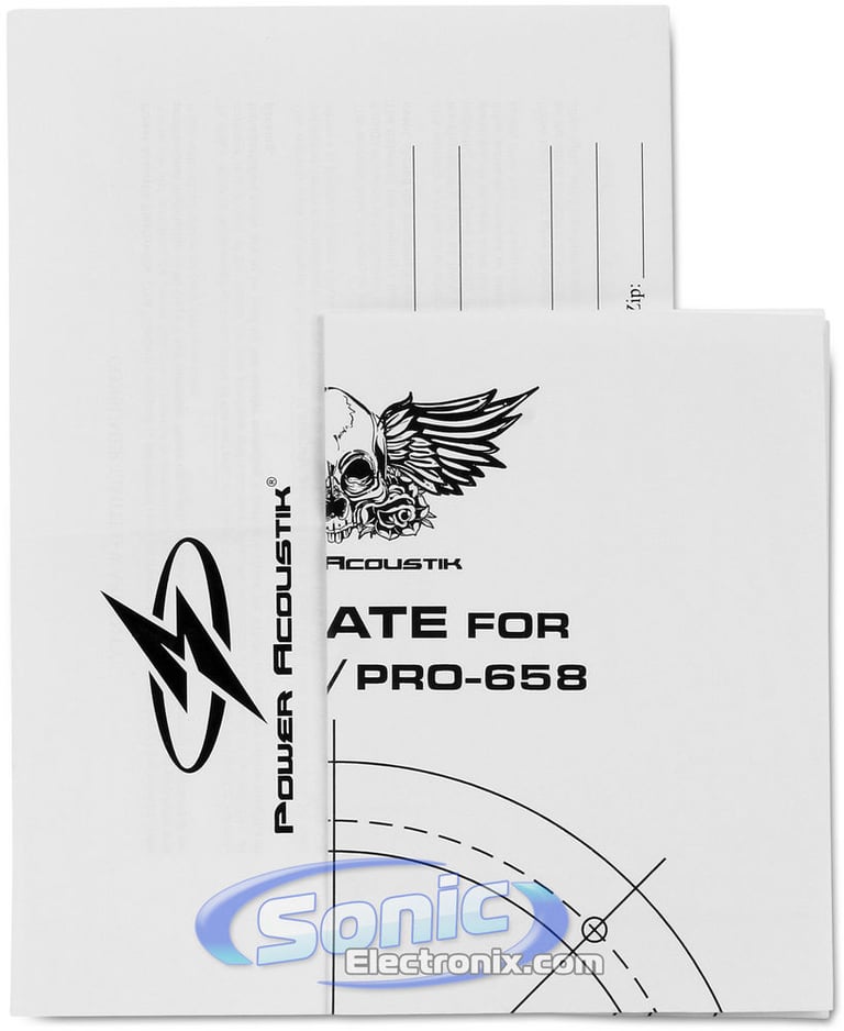 Power Acoustik PRO-658 Image 9