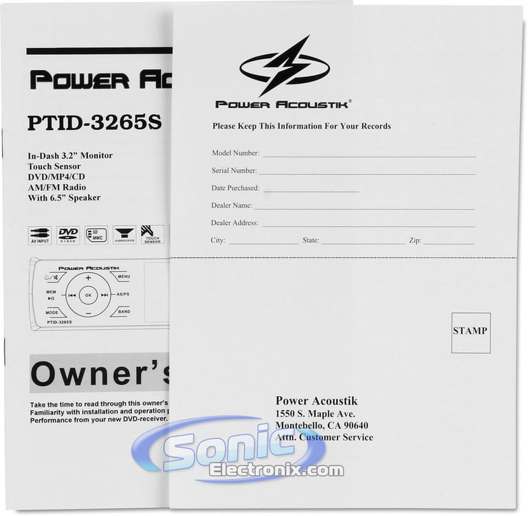Power Acoustik PTID-3265S Image 18