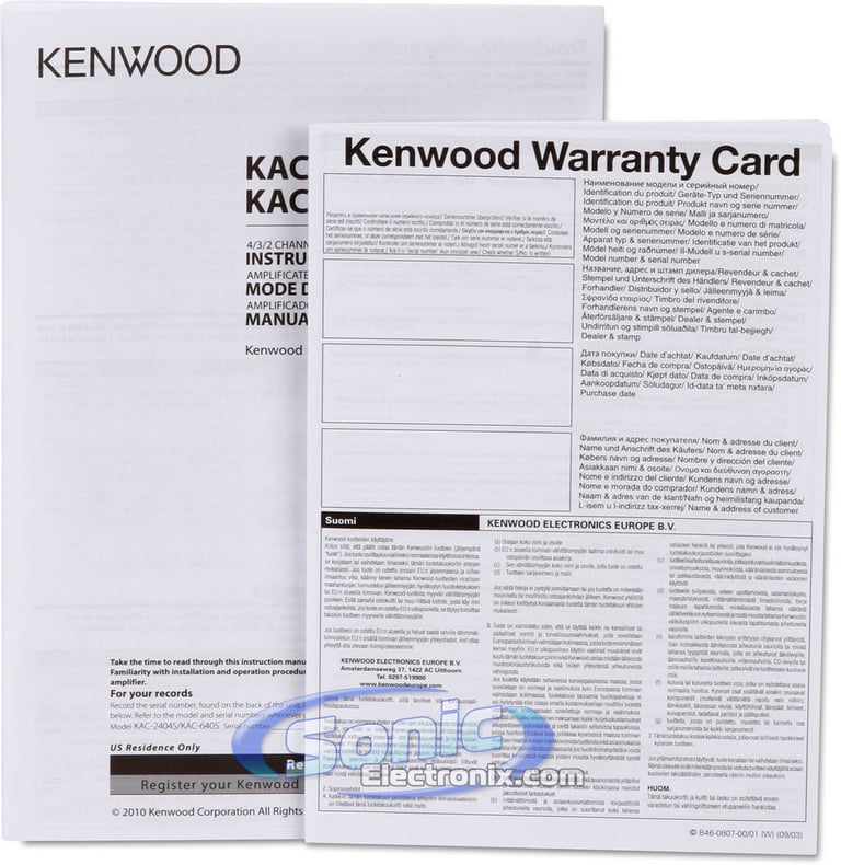 Kenwood KAC-2404S Image 6