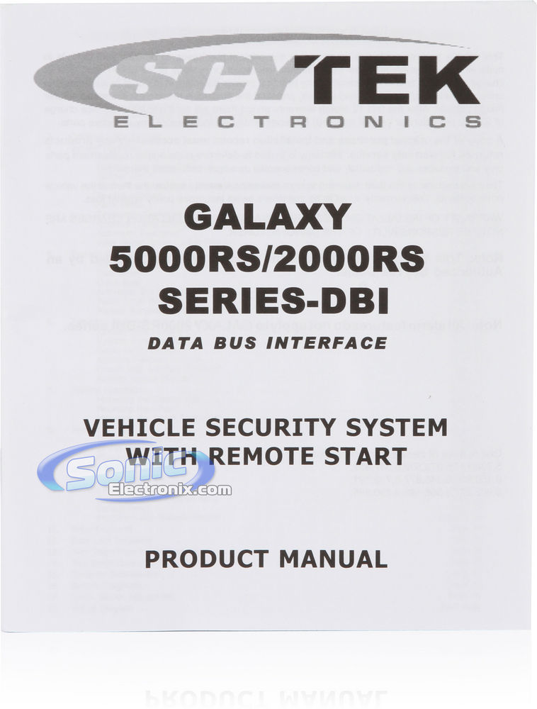 ScyTek Galaxy 5000RS-2W (5000RS-2W-DBP) Image 9