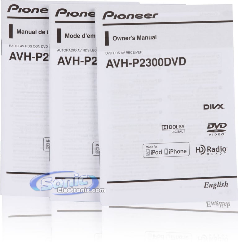 Pioneer AVH-P2300DVD Image 8