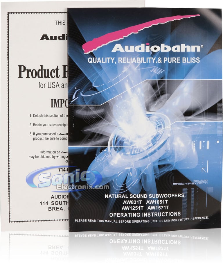 Audiobahn AW1051T Image 6