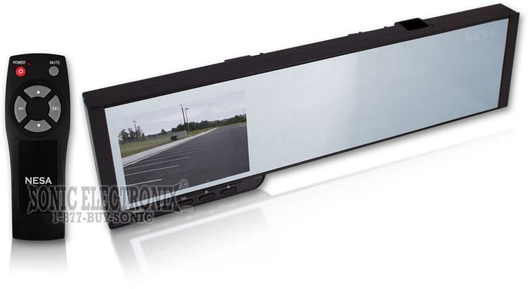 NESA Vision NSR-3500 3.5" TFT LCD Rear View Mirror Monitor Image 1