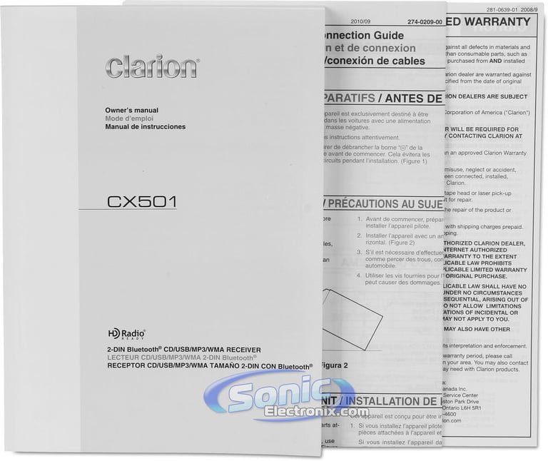 Clarion CX501 Open Box Image 6