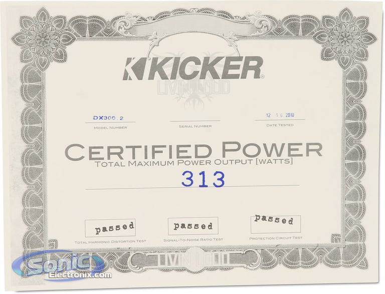 Kicker DX300.2 (11DX300.2) Image 5