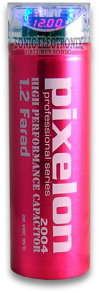 1.2 Farad Digital Capacitor -- RED -- Pixelon CAPR Image 1
