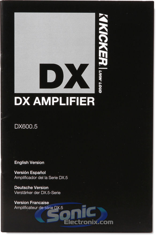 Kicker DX600.5 Image 8