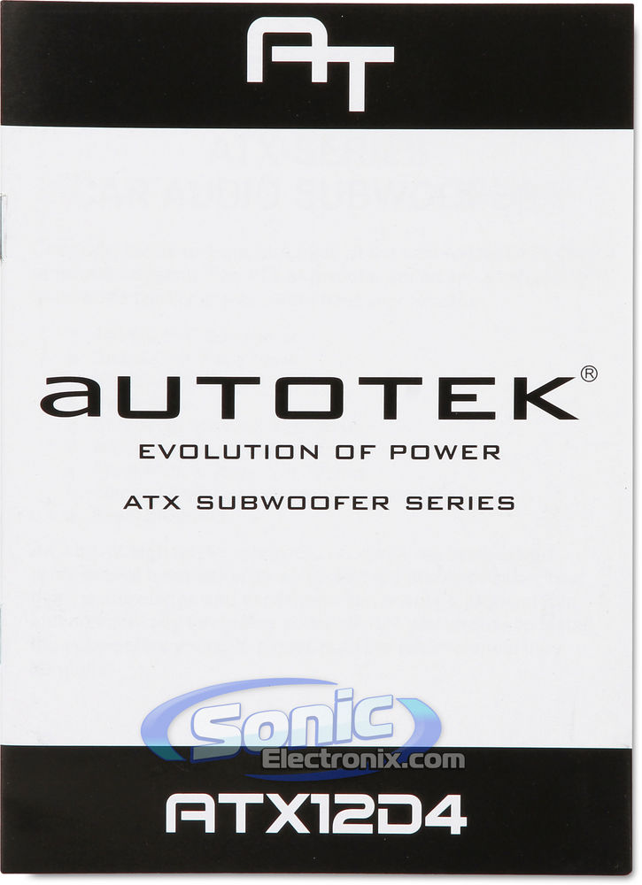 Autotek ATX12D4 Image 6