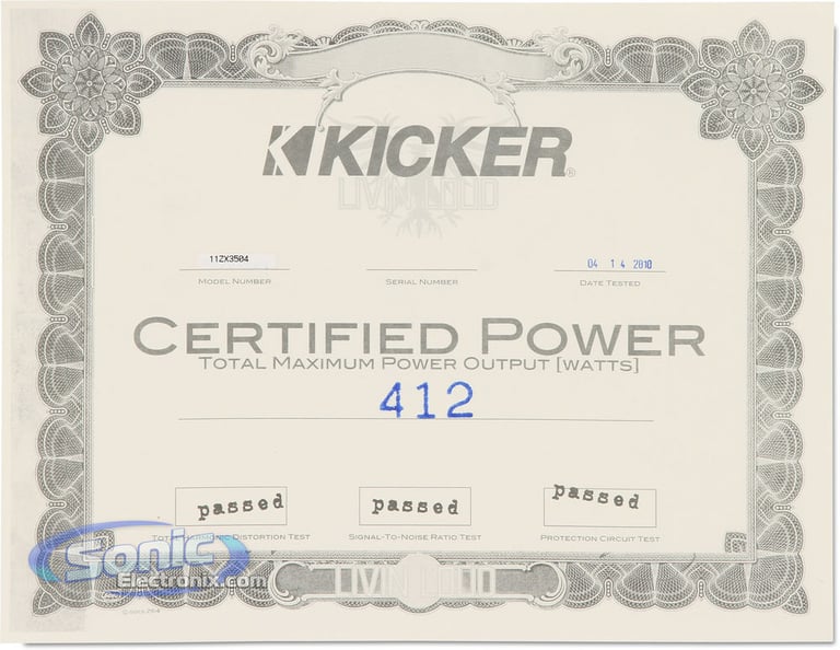 Kicker ZX350.4 (11ZX350.4) Image 5