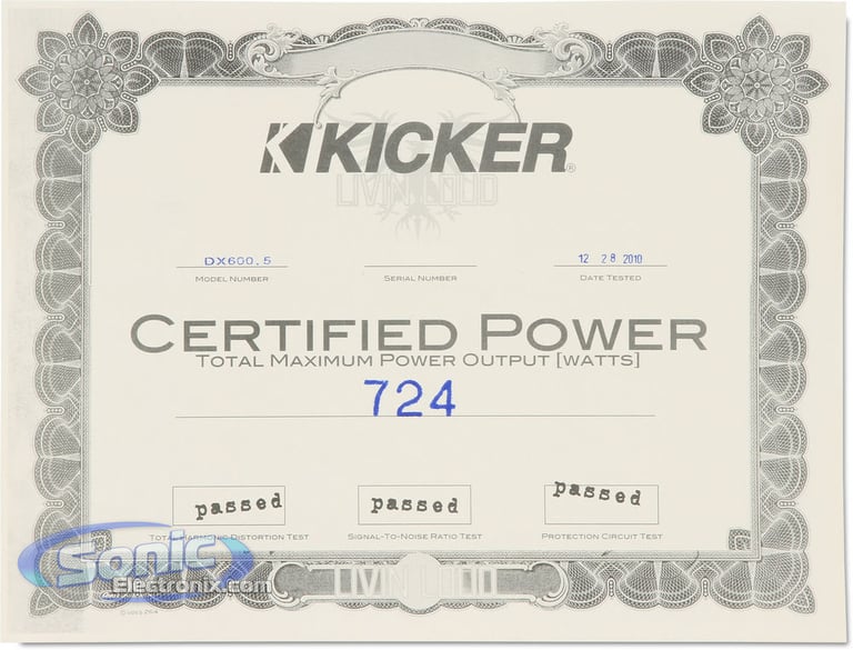 Kicker DX600.5 Image 7
