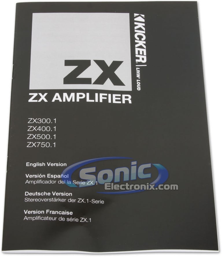 Kicker ZX300.1 (11ZX300.1) Image 5