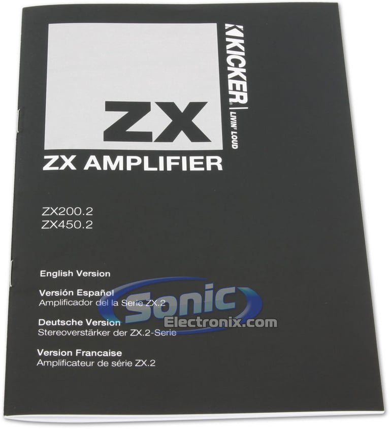 Kicker ZX200.2 (11ZX200.2) Image 7
