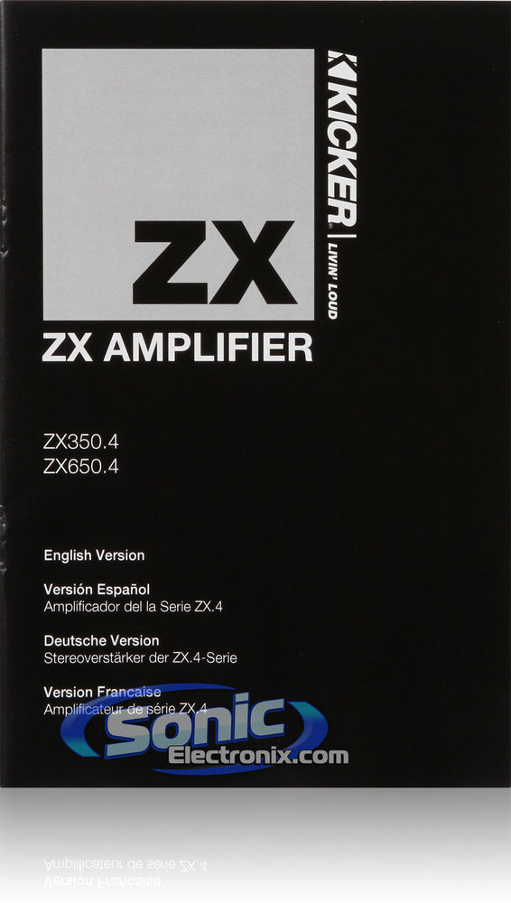 Kicker ZX650.4 (11ZX650.4) Image 7