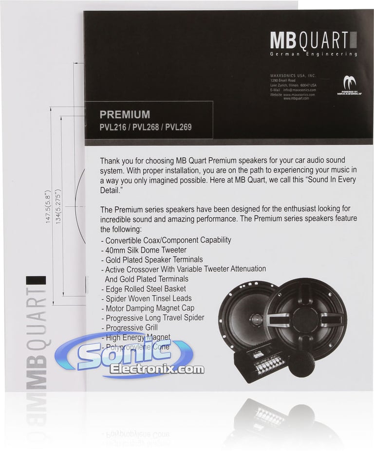 MB Quart PVL 268 Image 11