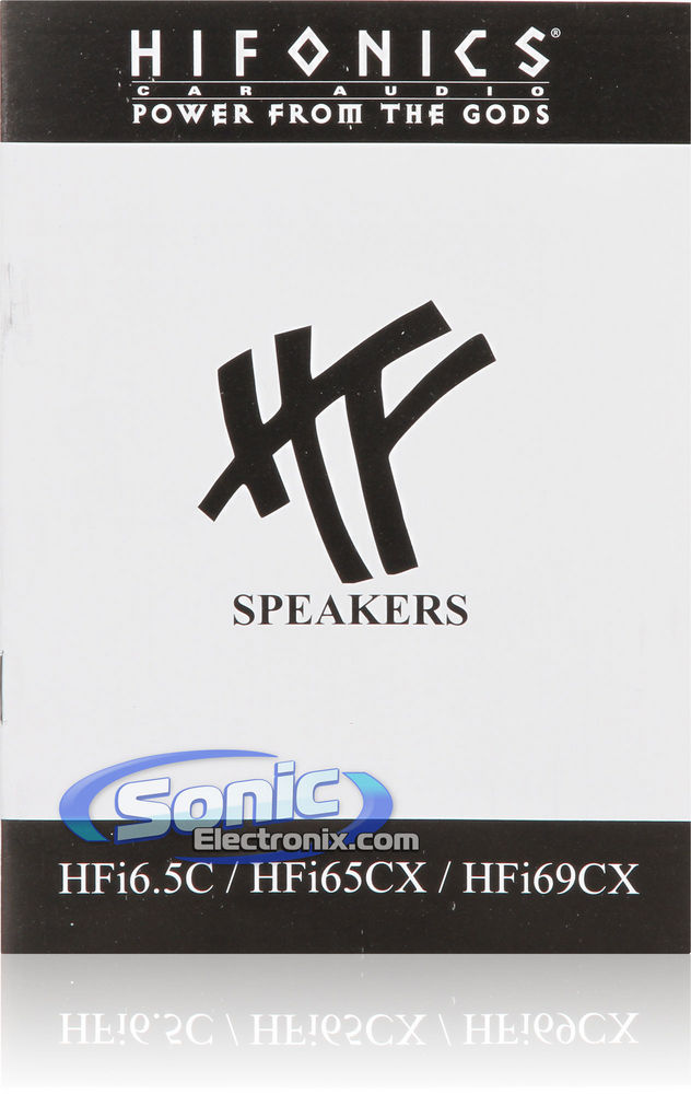 Hifonics HFI69CX Image 10