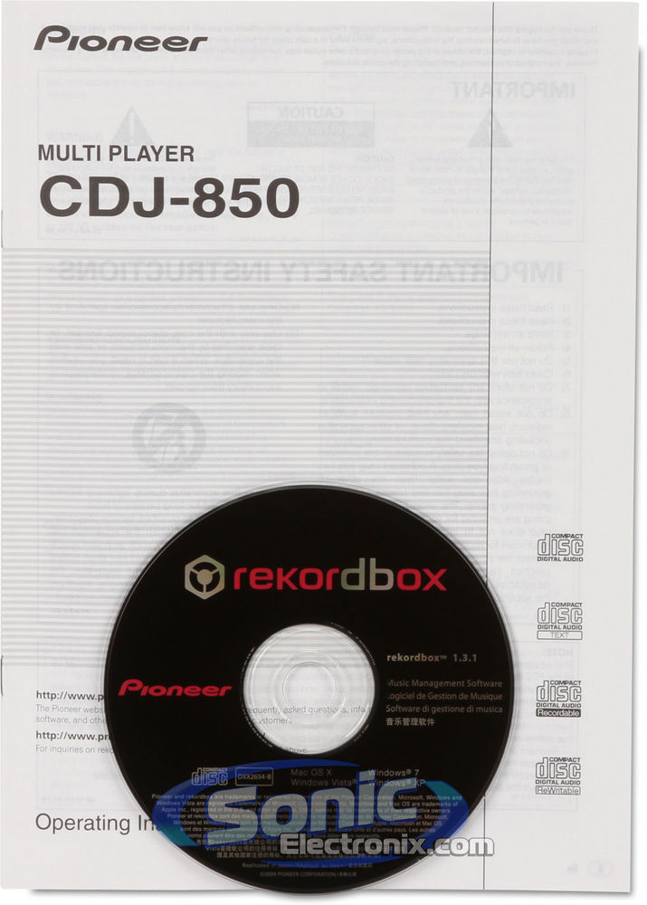 Pioneer CDJ-850 Image 9