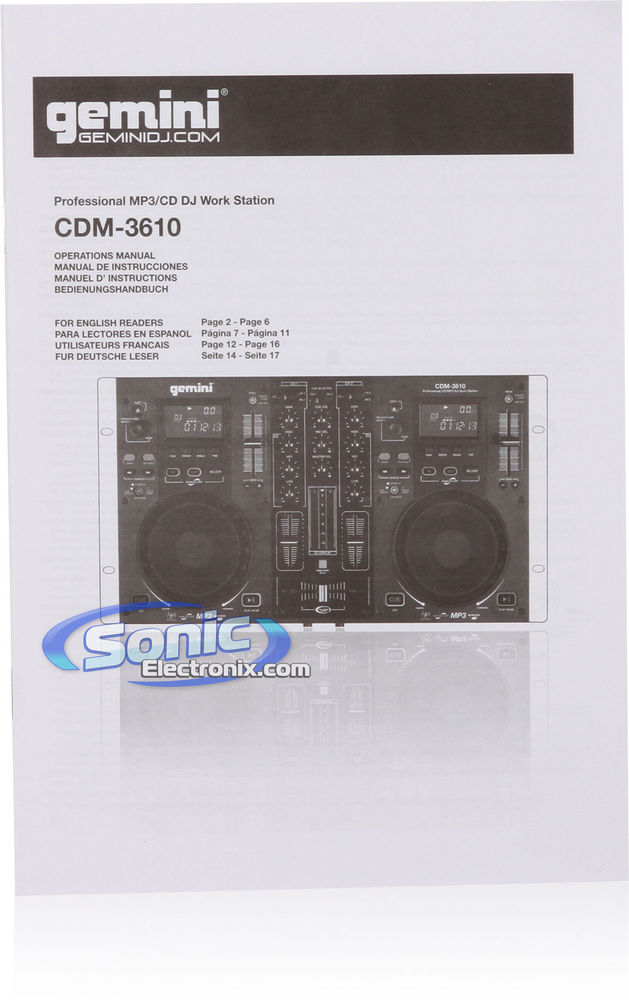 Gemini CDM-3610 Image 8