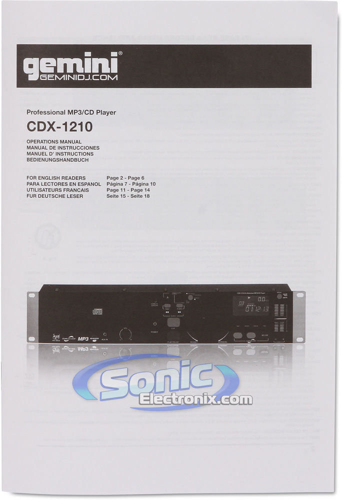 Gemini CDX-1210 Image 10