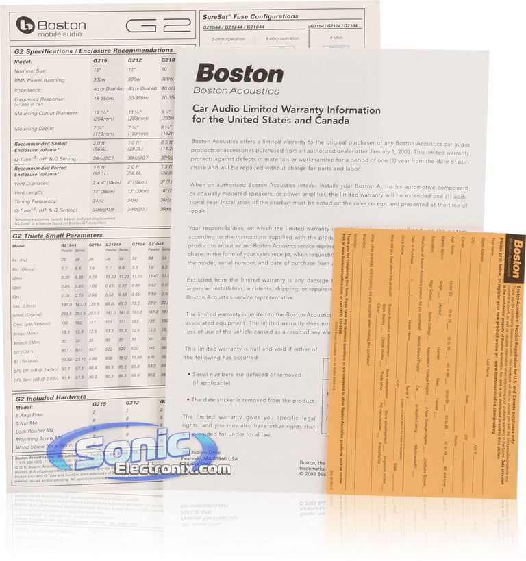 Boston Acoustics G215-44 Image 7
