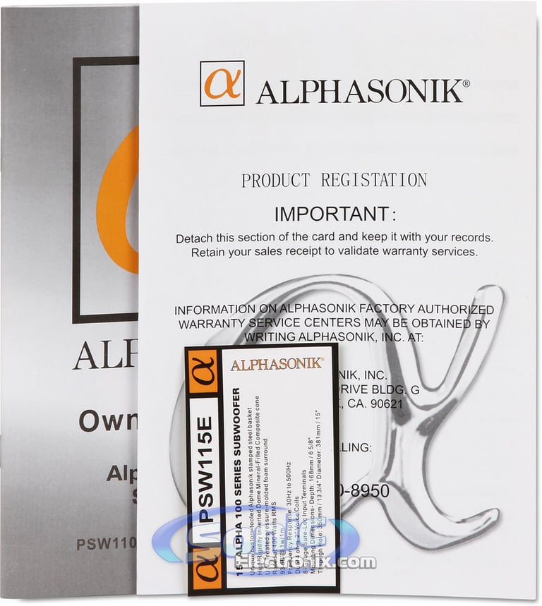 Alphasonik PSW115E Image 8