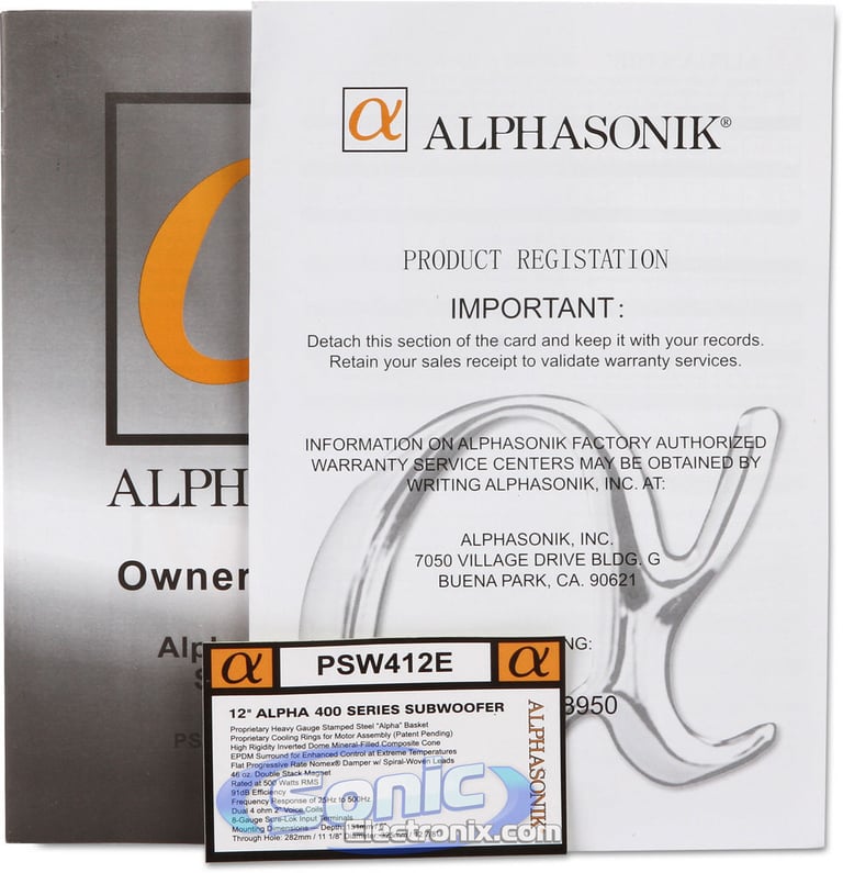 Alphasonik PSW412E Image 8
