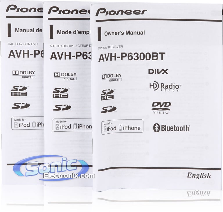Pioneer AVH-P6300BT Image 10