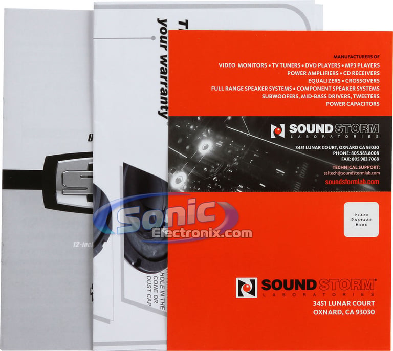 Combo: (1) SoundStorm Fd12 and (1) Jensen Power 1050 Image 10