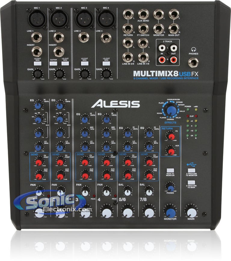Alesis MultiMix 8 USB FX R/B Image 2