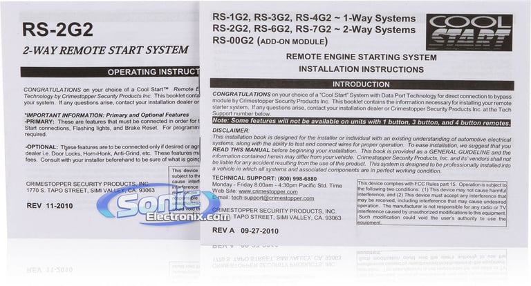 Crimestopper RS-2G2 Image 9