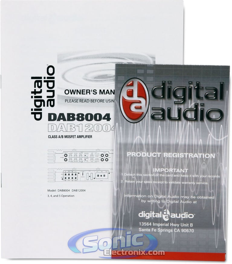 Digital Audio DAB12004 Image 6