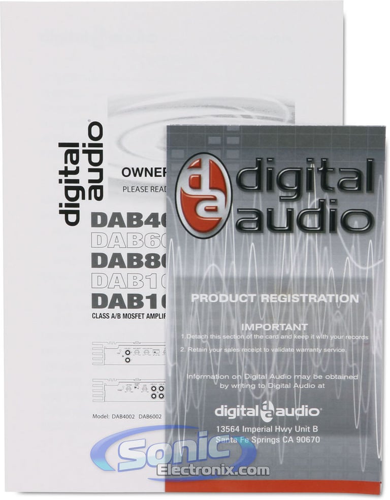 Digital Audio DAB4002 Image 6