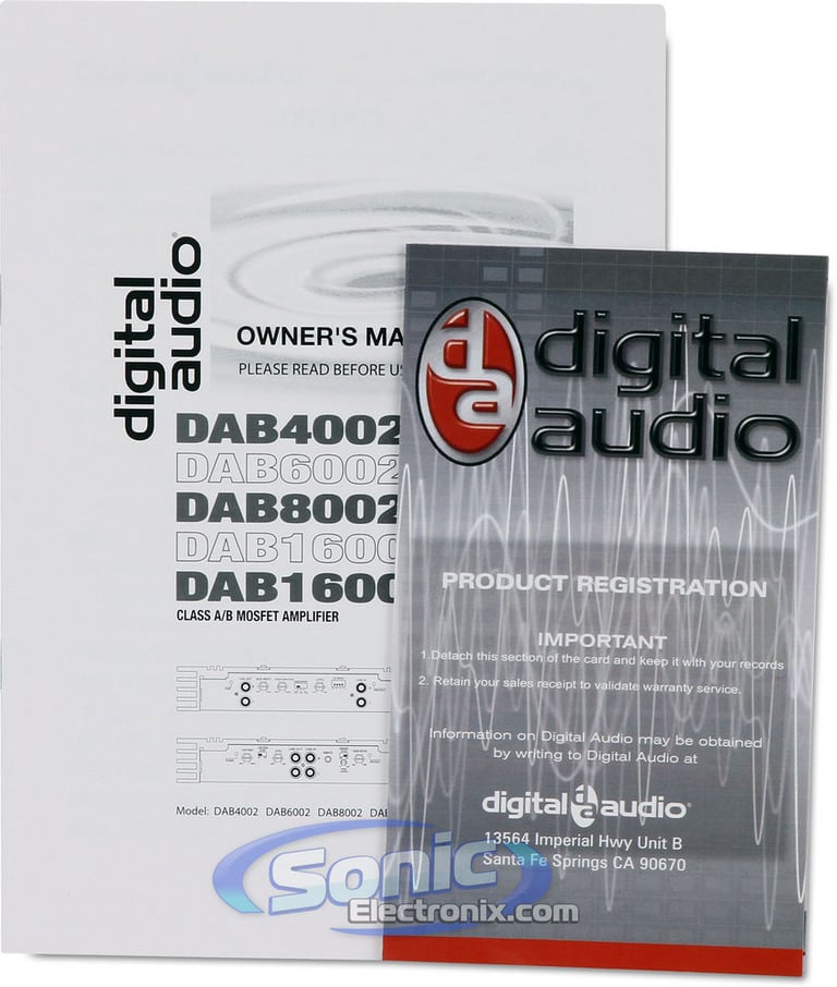 Digital Audio DAB6002 Image 6