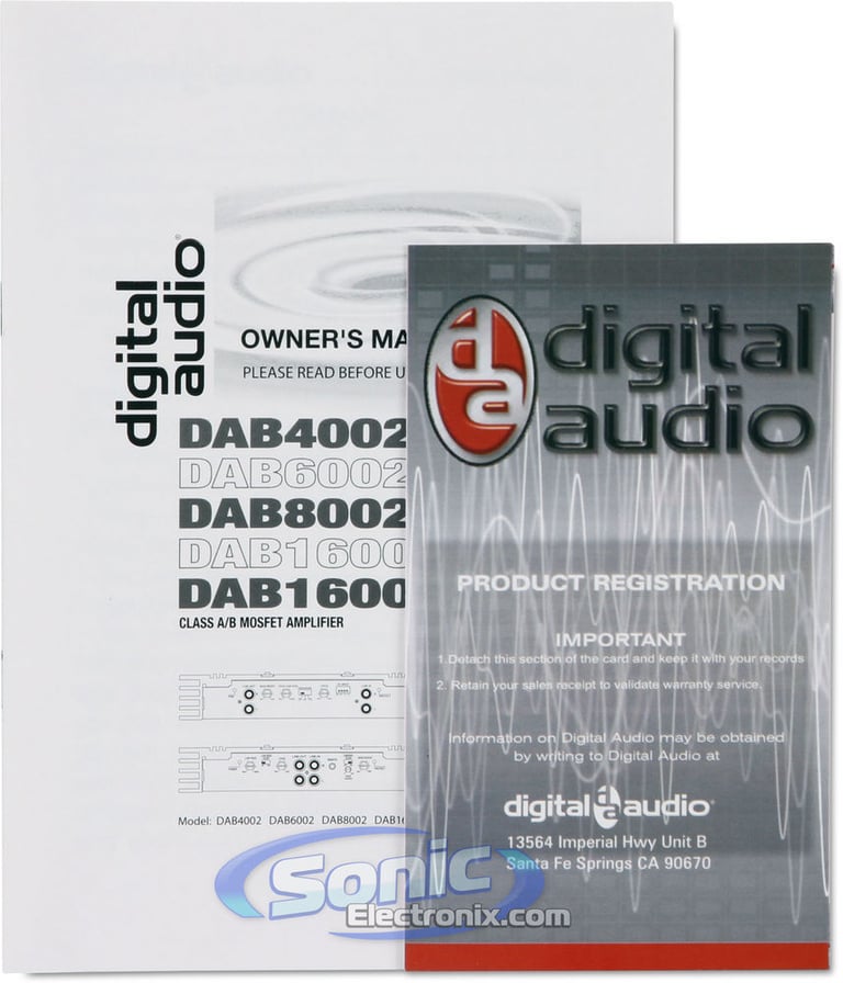 Digital Audio DAB8002 Image 6