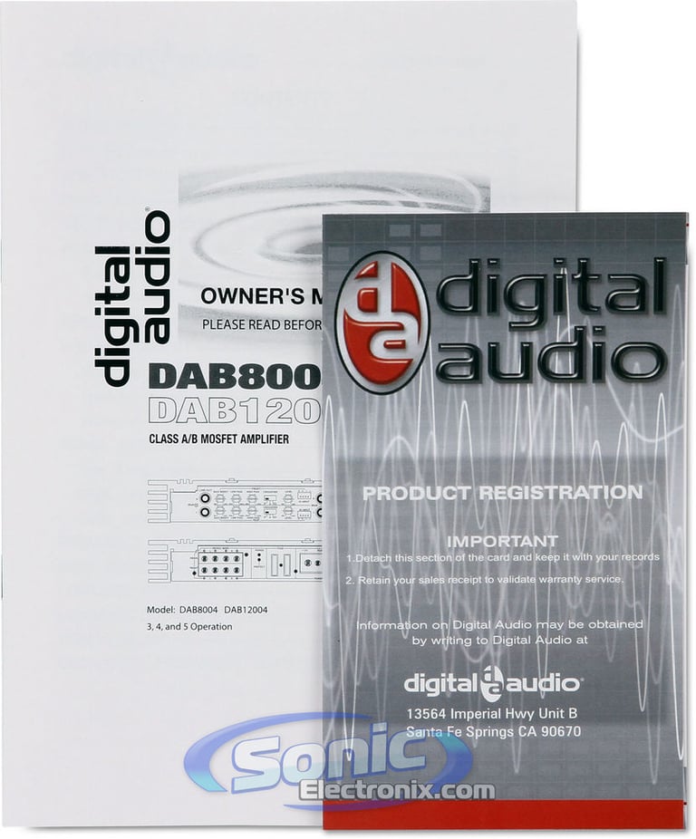 Digital Audio DAB8004 Image 6