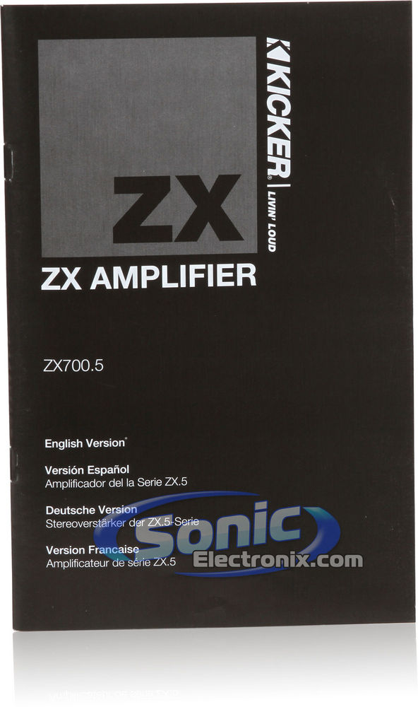 Kicker ZX700.5 Image 6