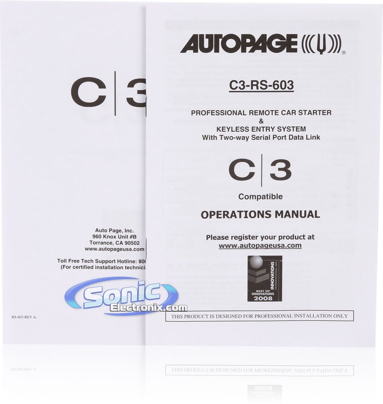 AutoPage C3-RS603 Image 7