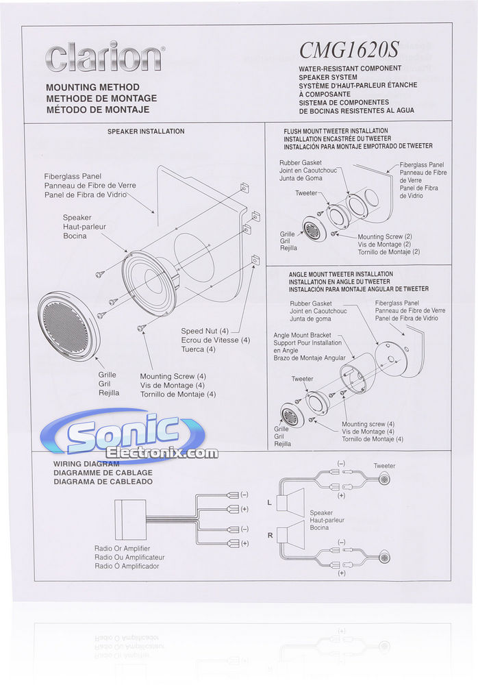 Clarion CMG1620S Image 11