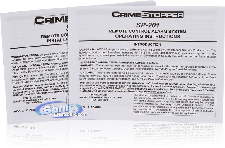 Crimestopper SP-201 Image 9