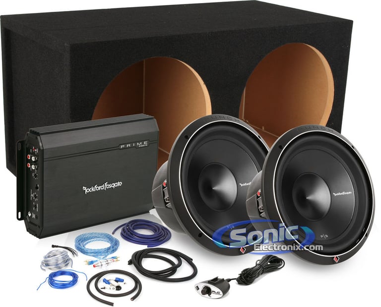 2000W Complete Rockford Fosgate Bass Package Image 1