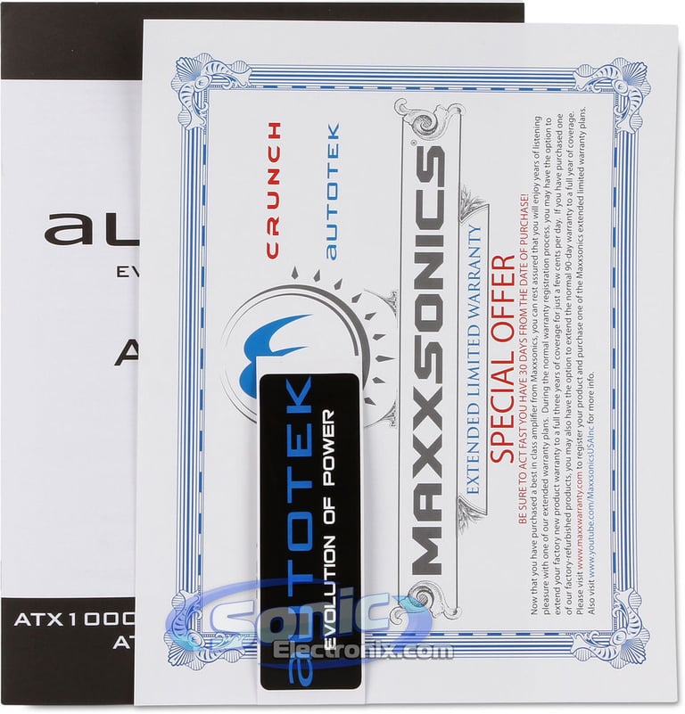 Autotek ATX1600.2  (Factory Refurbished) Image 6