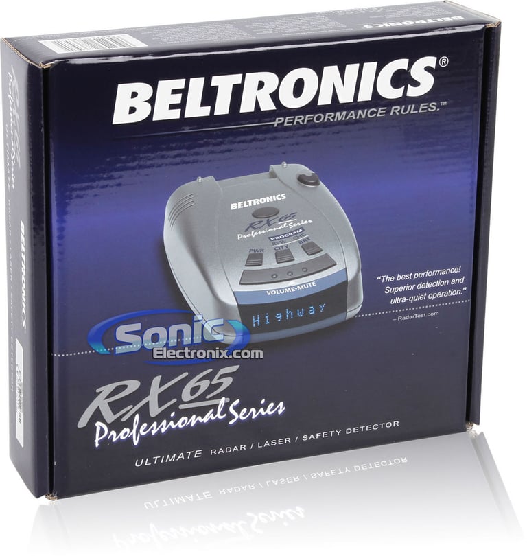 BEL Beltronics Pro RX65 Blue Image 9