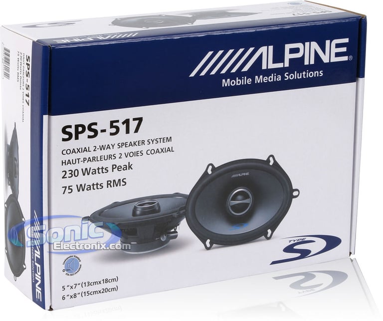Alpine SPS-517 Open Box Image 11